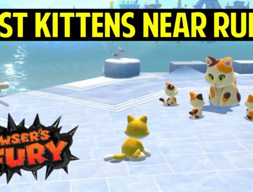 Ruins Giga Bell: Location of All 3 Lost Kittens | Lost Kittens Near the Ruins | Bowser's Fury
