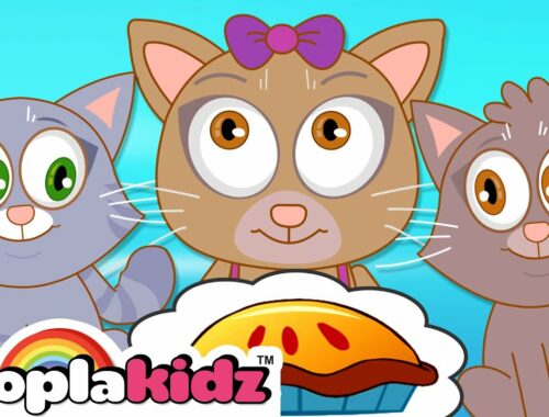 Three Little Kittens Ep 109 | Cute Nursery Rhymes | Hooplakidz