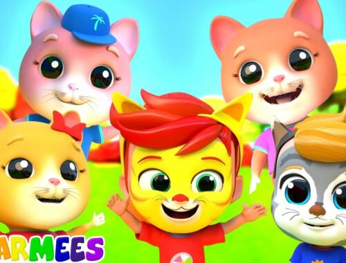Five Little Kittens + More Kids Songs & Cartoon Videos by Farmees