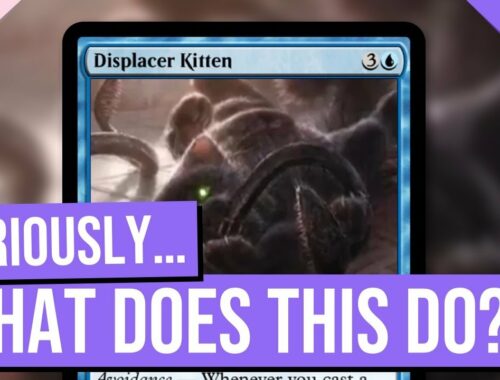 Seriously...This Does What?!? | Displacer Kitten | Commander Legends Baldur's Gate Spoiler | MTG