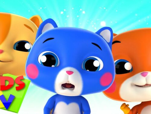 Three Little Kittens | Bob The Train | Kids Tv Nursery Rhymes | Cartoon