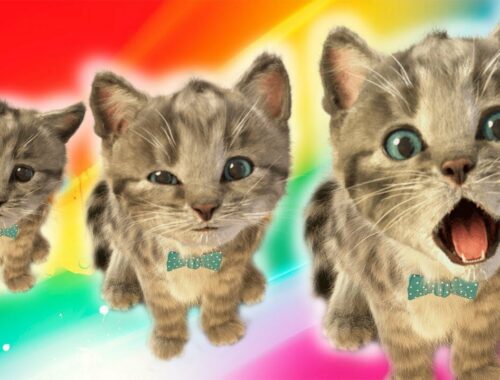 Learn with a cute virtual cat Cutest Cat Best App - Little Kitten & Friends Adventure