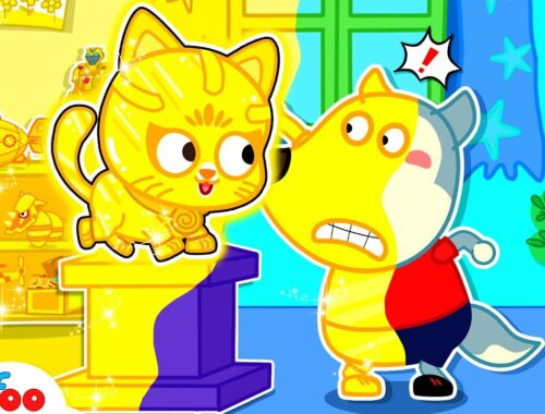 Oh No, Kitten Turns Wolfoo into Gold! - Wolfoo Funny Stories for Kids | Wolfoo Series Kids Cartoon