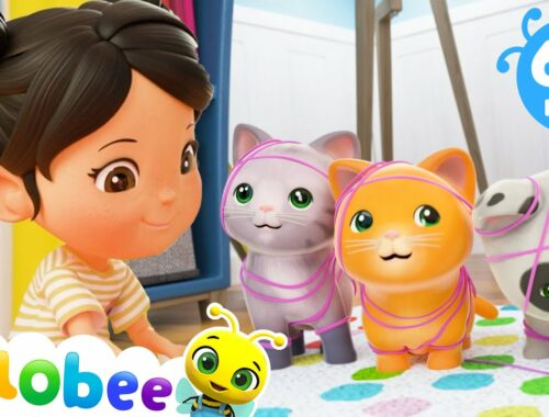 3 Little Kittens | Rishi & Ella's Preschool Playhouse - Lellobee Kids Karaoke