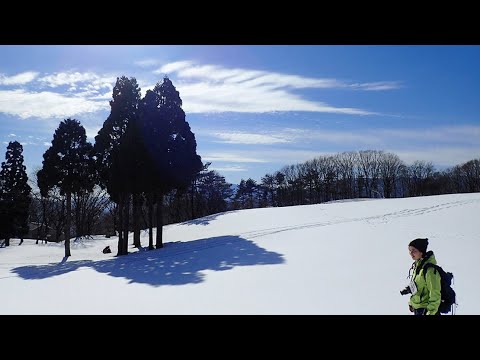 ２年ぶりの大雪で雪原広がる　豊岡・神鍋高原