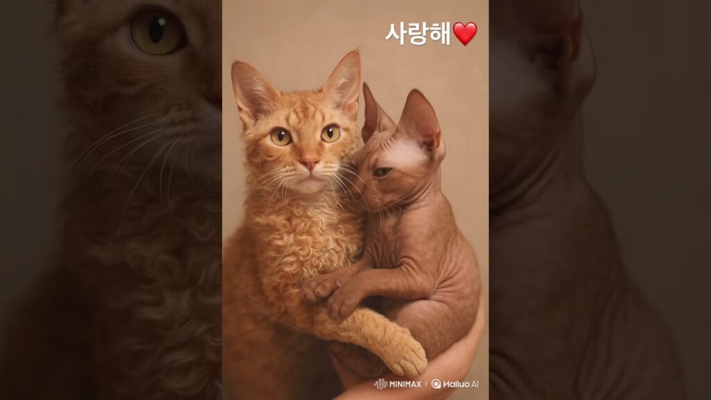 복슬 & 맨살 극과 극 고양이의 꿀케미 포착!ㅣ귀여운동물영상ㅣ귀여운고양이ㅣ라팜파드&데본렉스 복슬 & 맨살 극과 극 고양이의 꿀케미 포착!ㅣ귀여운동물영상ㅣ귀여운고양이ㅣ라팜파드&데본렉스
