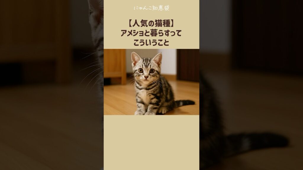 【人気の猫種】アメショと暮らすって、こういうこと 【人気の猫種】アメショと暮らすって、こういうこと