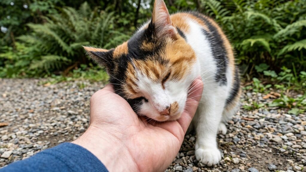 撫でると大音量でゴロゴロ喜ぶ三毛猫ちゃんがかわい過ぎた 撫でると大音量でゴロゴロ喜ぶ三毛猫ちゃんがかわい過ぎた