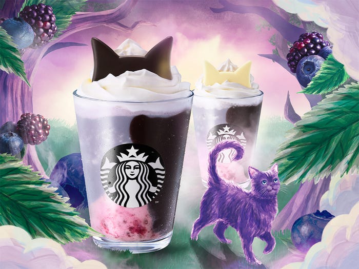 スタバ、猫耳が愛らしいハロウィンフラペチーノ「ブラックベリー ヨーグルト フラペチーノ」10月9日登場 – モデルプレス スタバ、猫耳が愛らしいハロウィンフラペチーノ「ブラックベリー ヨーグルト フラペチーノ」10月9日登場 - モデルプレス